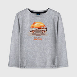 Детский лонгслив Back to the future