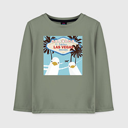 Детский лонгслив Чайки на курорте