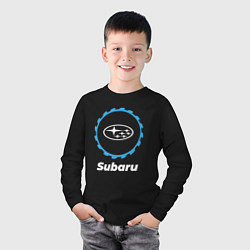 Лонгслив хлопковый детский Subaru в стиле Top Gear, цвет: черный — фото 2