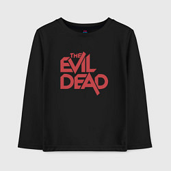 Лонгслив хлопковый детский The Evil Dead, цвет: черный