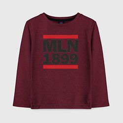 Детский лонгслив Run Milan 1899