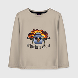 Детский лонгслив Chicken gun game