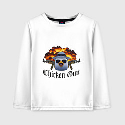 Детский лонгслив Chicken gun game