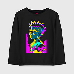 Детский лонгслив Bart Simpson - pop art