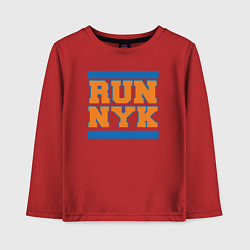 Детский лонгслив Run New York Knicks