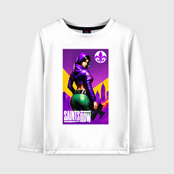 Детский лонгслив Saints Row - fantasy character - cool girl