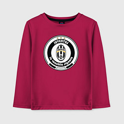 Лонгслив хлопковый детский Juventus club, цвет: маджента