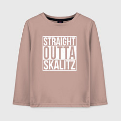 Детский лонгслив Straight outta Skalitz