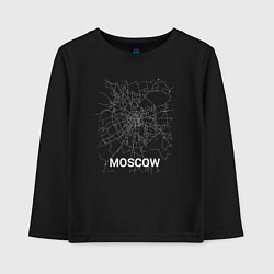 Детский лонгслив Moscow map