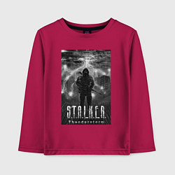 Детский лонгслив Stalker thunderstorm