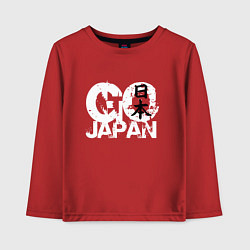 Детский лонгслив Go Japan - motto