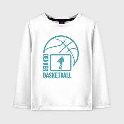 Детский лонгслив Denver basket