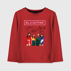 Детский лонгслив Blackpink Lisa Jisoo Jennie Rose