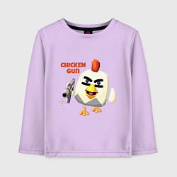 Детский лонгслив Chicken Gun злой
