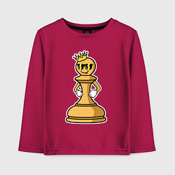 Детский лонгслив Шахматная пешка InChess