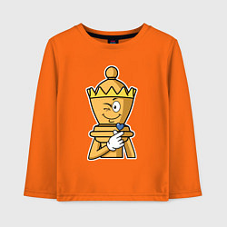 Детский лонгслив Шахматный ферзь InChess