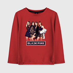 Детский лонгслив Rose Blackpink kpop