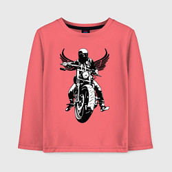 Детский лонгслив Biker wings