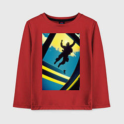 Детский лонгслив Два парашютиста