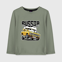 Детский лонгслив Russia tuning car