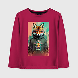 Детский лонгслив Dude fox - urban style