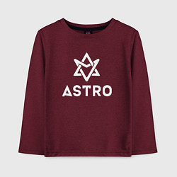 Детский лонгслив Astro logo