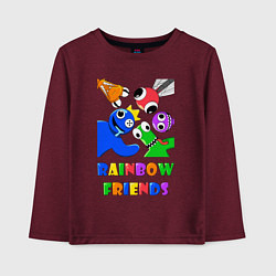 Детский лонгслив Rainbow Friends персонажи