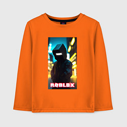 Детский лонгслив Roblox cyberpunk