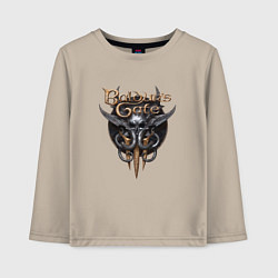 Детский лонгслив Baldurs Gate 3 - logotype