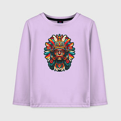 Детский лонгслив Индеец города ацтеков