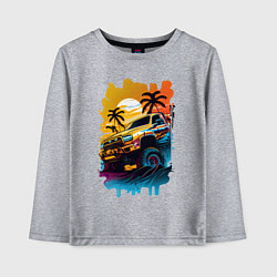 Детский лонгслив Монстр трак