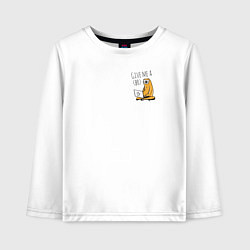 Детский лонгслив Ленивиц за ноутом