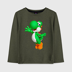 Детский лонгслив Йоши приветствует