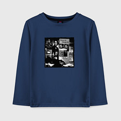 Лонгслив хлопковый детский Depeche Mode - 101 Pasadena, цвет: тёмно-синий