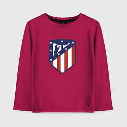 Лонгслив хлопковый детский Atletico Madrid FC, цвет: маджента