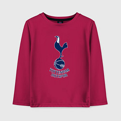 Лонгслив хлопковый детский Tottenham Hotspur fc sport, цвет: маджента