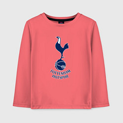 Лонгслив хлопковый детский Tottenham Hotspur fc sport, цвет: коралловый
