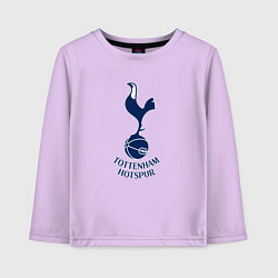 Лонгслив хлопковый детский Tottenham Hotspur fc sport, цвет: лаванда