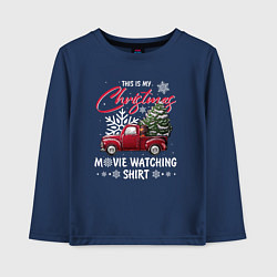 Детский лонгслив Movie watching shirt