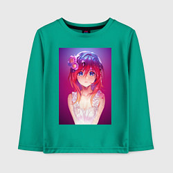 Детский лонгслив Anime Girl refflex