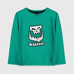 Детский лонгслив Waaagh