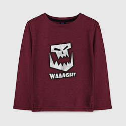 Детский лонгслив Waaagh