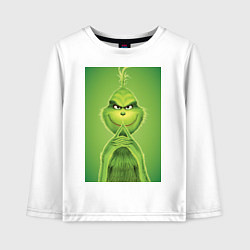 Детский лонгслив Коварный Гринч похититель Рождества