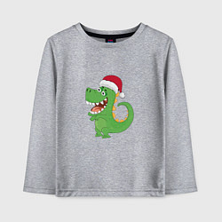Детский лонгслив Дракон Санта