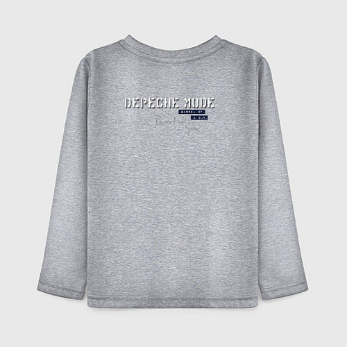 Детский лонгслив Depeche Mode - Barrel Of A Gun Single / Меланж – фото 2