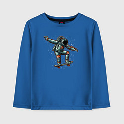 Детский лонгслив Космонавт скейтер