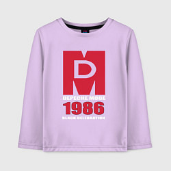 Детский лонгслив Depeche Mode - Black Celebration album merch