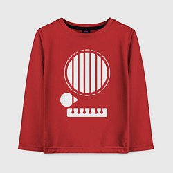 Детский лонгслив Guitar player