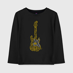 Детский лонгслив My guitar