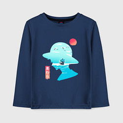 Детский лонгслив One Piece Луффи в шляпе